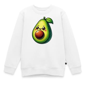 Avocado - Kinder Premium Organic Sweatshirt - Weiß - Vorne - AI Model Kid Male (0cm)