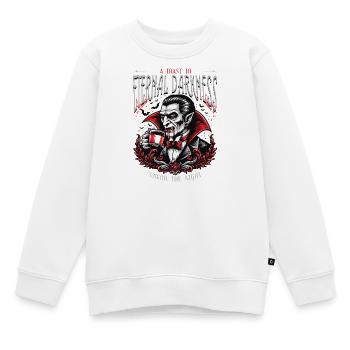 Toast aux ténèbres éternelles - Sweat Premium enfant bio - blanc - Devant - AI Model Kid Male (0cm)