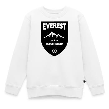 Mount Everest Basecamp - Kinder Premium Organic Sweatshirt - Weiß - Vorne - AI Model Kid Male (0cm)