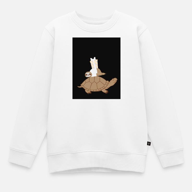 Animaux - Sweat Premium enfant bio - blanc