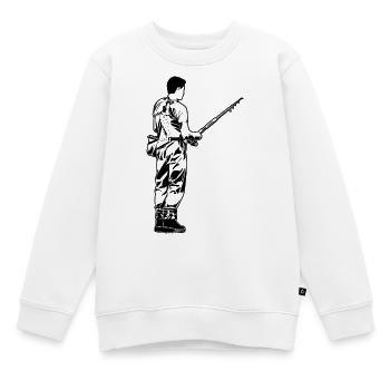 Pêcheurs sportifs - Sweat Premium enfant bio - blanc - Devant - AI Model Kid Male (0cm)