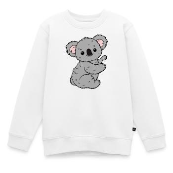 Koala Koala Ours - Sweat Premium enfant bio - blanc - Devant - AI Model Kid Male (0cm)