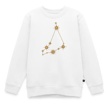 Sternbild Steinbock Sternzeichen Sternzeichen - Kinder Premium Organic Sweatshirt - Weiß - Vorne - AI Model Kid Male (0cm)