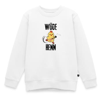 Wüde Henn - Hen night - Junggessellinen Party - Kinder Premium Organic Sweatshirt - Weiß - Vorne - AI Model Kid Male (0cm)
