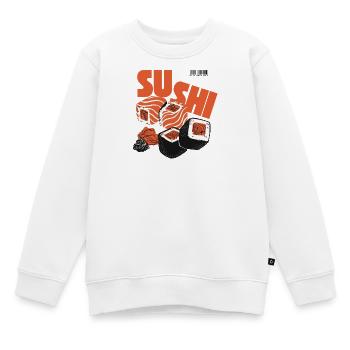 Sushi Japan Foodie Asia Essen Geschenk - Kinder Premium Organic Sweatshirt - Weiß - Vorne - AI Model Kid Male (0cm)