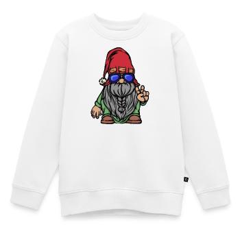Bart Vollbart Gesichtsbehaarung Bartfrisur - Kinder Premium Organic Sweatshirt - Weiß - Vorne - AI Model Kid Male (0cm)