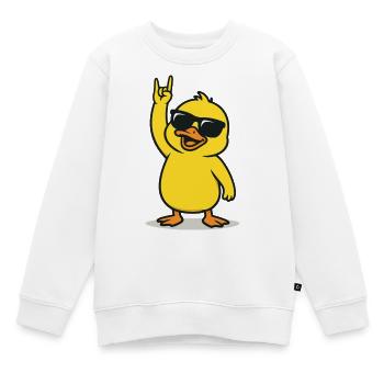 Rockin' Chick - Sweat Premium enfant bio - blanc - Devant - AI Model Kid Male (0cm)