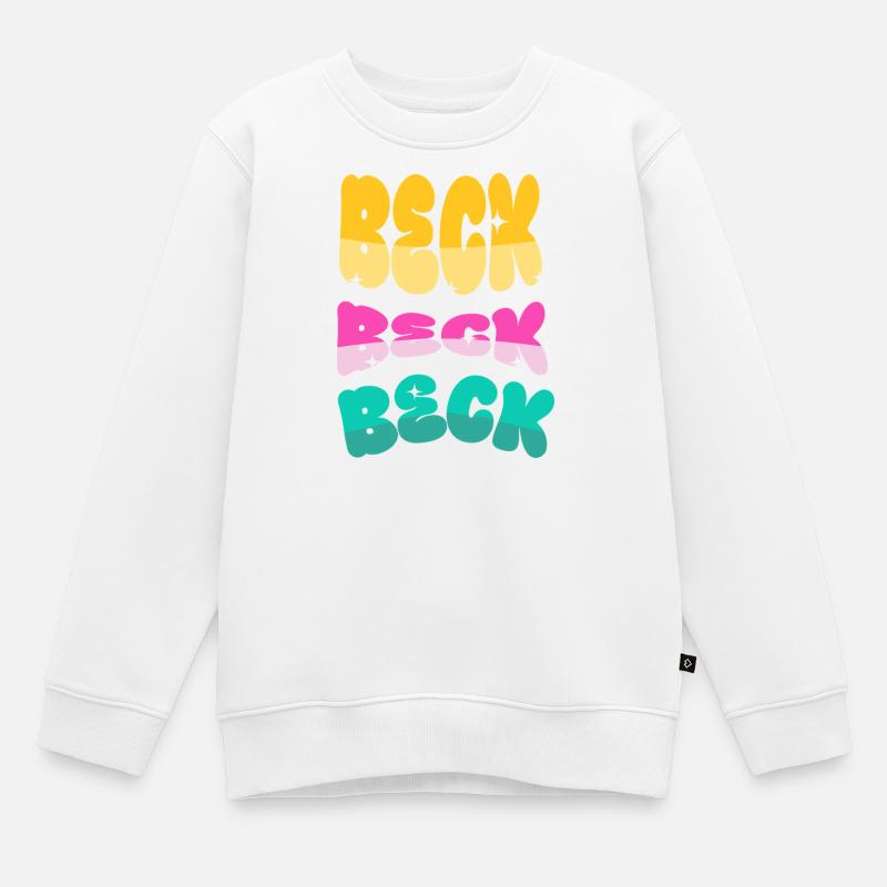 Beck  - Kinder Premium Organic Sweatshirt - Weiß