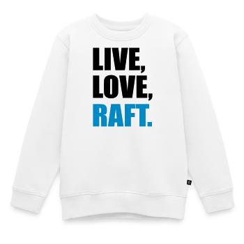rafting - Sweat Premium enfant bio - blanc - Devant - AI Model Kid Male (0cm)