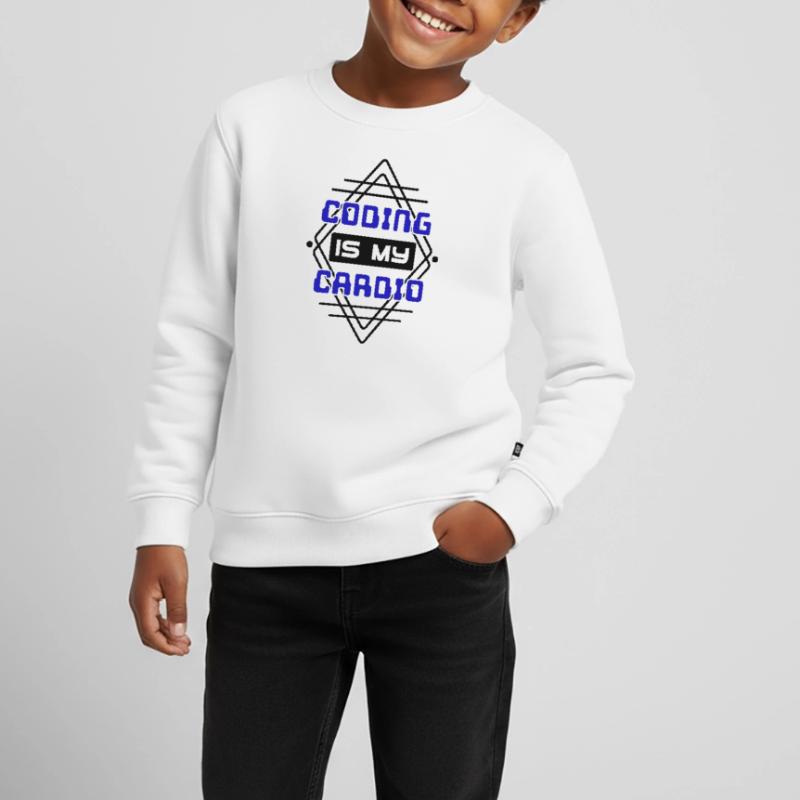 Cooler Spruch Developer Coden Programmierer Code Kinder Premium Organic Sweatshirt