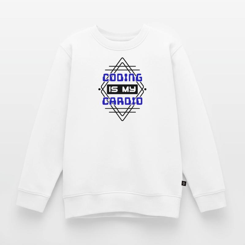 Cool Saying Developer Coden Programmer Code Kids Premium Organic Sweatshirt