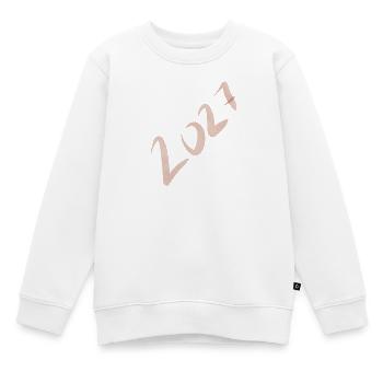 Brushed Jahreszahlen 2023 - Kinder Premium Organic Sweatshirt - Weiß - Vorne - AI Model Kid Male (0cm)