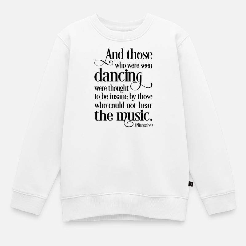 tanzen - Kinder Premium Organic Sweatshirt - Weiß