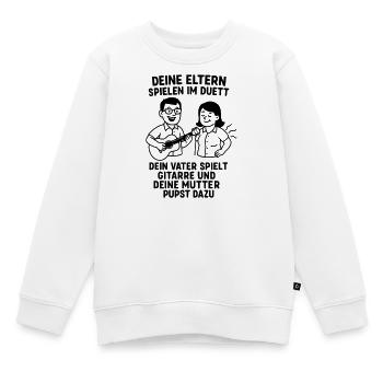 Duet Parents Music - Kids Premium Organic Sweatshirt - white - Front - AI Model Kid Male (0cm)