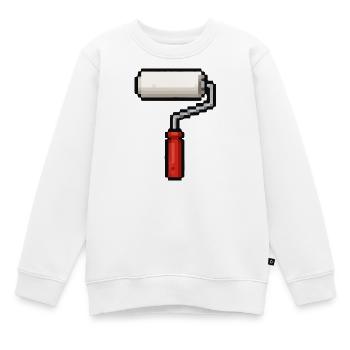 Farbrollen Kunstdesign - Kinder Premium Organic Sweatshirt - Weiß - Vorne - AI Model Kid Male (0cm)
