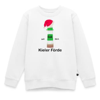 Weihnachten, Ostsee, Kieler Förde, Leuchtturm Bülk - Kinder Premium Organic Sweatshirt - Weiß - Vorne - AI Model Kid Male (0cm)