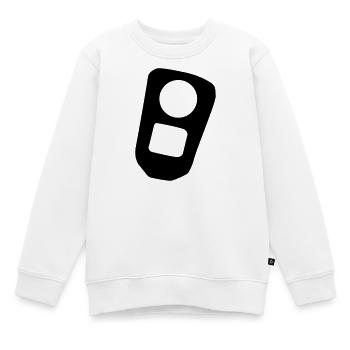 Dosenlasche Dosenöffner Lasche Dose - Kinder Premium Organic Sweatshirt - Weiß - Vorne - AI Model Kid Male (0cm)
