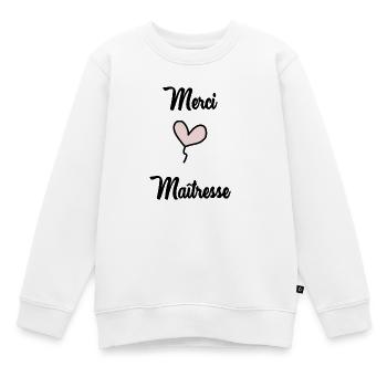 GELIEBTE - Kinder Premium Organic Sweatshirt - Weiß - Vorne - AI Model Kid Male (0cm)