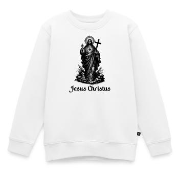 Mon Dieu - Sweat Premium enfant bio - blanc - Devant - AI Model Kid Male (0cm)