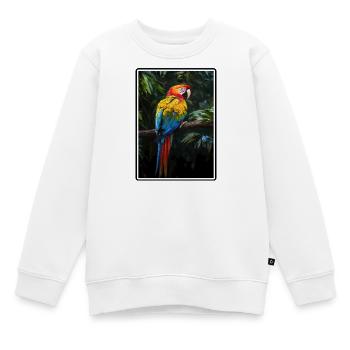 Aras Ara - Kinder Premium Organic Sweatshirt - Weiß - Vorne - AI Model Kid Male (0cm)