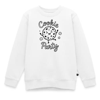 Cookies - Sweat Premium enfant bio - blanc - Devant - AI Model Kid Male (0cm)