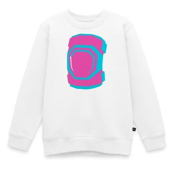 Knieschoner Rollschuhfahren Roller Derby Skaten - Kinder Premium Organic Sweatshirt - Weiß - Vorne - AI Model Kid Male (0cm)
