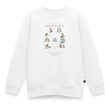 Odyssee Segel der Helden - Kinder Premium Organic Sweatshirt - Weiß - Vorne - AI Model Kid Male (0cm)