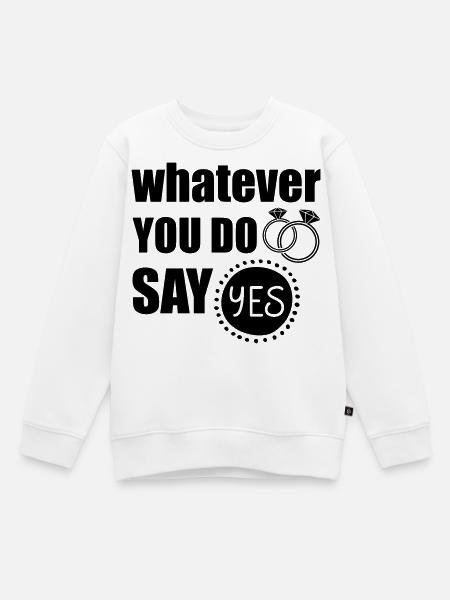 Proposal - Kids Premium Organic Sweatshirt - white