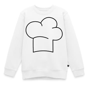 Toque - Sweat Premium enfant bio - blanc - Devant - AI Model Kid Male (0cm)