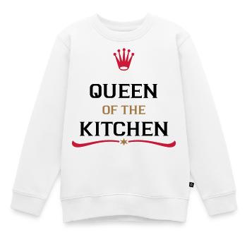 kochschürze für die perfekte Köchin - Kinder Premium Organic Sweatshirt - Weiß - Vorne - AI Model Kid Male (0cm)