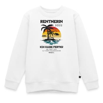 Rentnerin 2022 Ich habe fertig! - Kinder Premium Organic Sweatshirt - Weiß - Vorne - AI Model Kid Male (0cm)