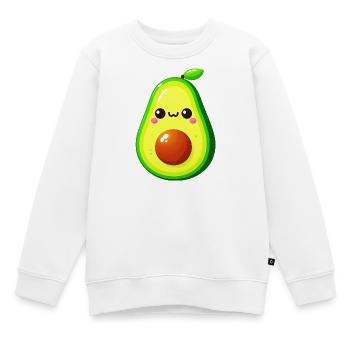 Avocado - Kinder Premium Organic Sweatshirt - Weiß - Vorne - AI Model Kid Male (0cm)