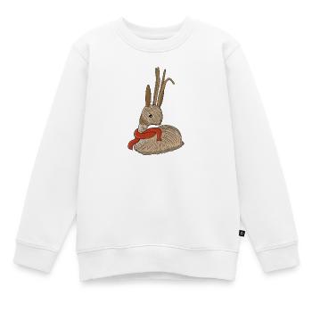 Adorable renne - Sweat Premium enfant bio - blanc - Devant - AI Model Kid Male (0cm)