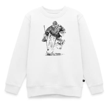 Gardien - Sweat Premium enfant bio - blanc - Devant - AI Model Kid Male (0cm)