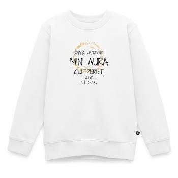 Design affirmatif – l’ironie rencontre la vie quotidienne - Sweat Premium enfant bio - blanc - Devant - AI Model Kid Male (0cm)