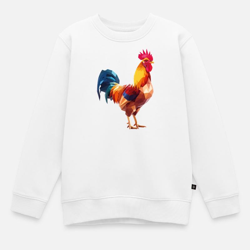 Hahnp2 - Sweat Premium enfant bio - blanc
