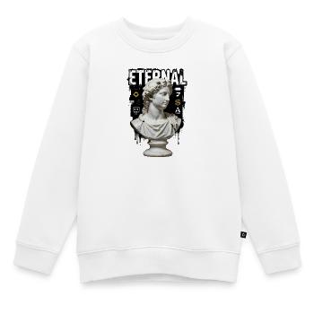 Eternal Bust Remix - Kinder Premium Organic Sweatshirt - Weiß - Vorne - AI Model Kid Male (0cm)