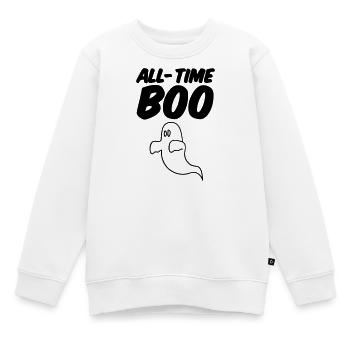 All-Time Boo Geschenk - Kinder Premium Organic Sweatshirt - Weiß - Vorne - AI Model Kid Male (0cm)