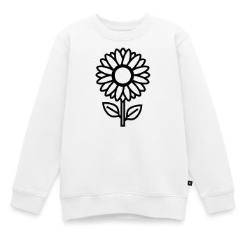 tournesol - Sweat Premium enfant bio - blanc - Devant - AI Model Kid Male (0cm)