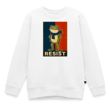 Portland Frog Protest Resist - Sweat Premium enfant bio - blanc - Devant - AI Model Kid Male (0cm)