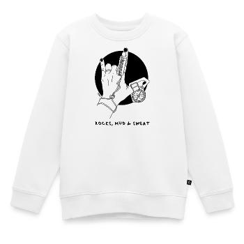 Orientierungslauf [07.1] [orienteering] [PX] - Kinder Premium Organic Sweatshirt - Weiß - Vorne - AI Model Kid Male (0cm)