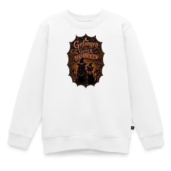 Spinnweben-Duo - Kinder Premium Organic Sweatshirt - Weiß - Vorne - AI Model Kid Male (0cm)