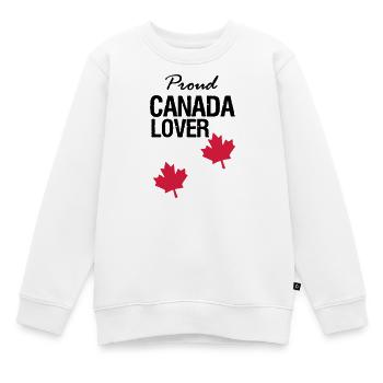 Canada Lover Kanada Land Nordamerika Geschenk - Kinder Premium Organic Sweatshirt - Weiß - Vorne - AI Model Kid Male (0cm)
