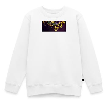 5 - Kinder Premium Organic Sweatshirt - Weiß - Vorne - AI Model Kid Male (0cm)