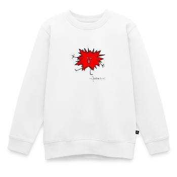Flauschtier stachelig © Chyropterum Innoxius - Kinder Premium Organic Sweatshirt - Weiß - Vorne - AI Model Kid Male (0cm)