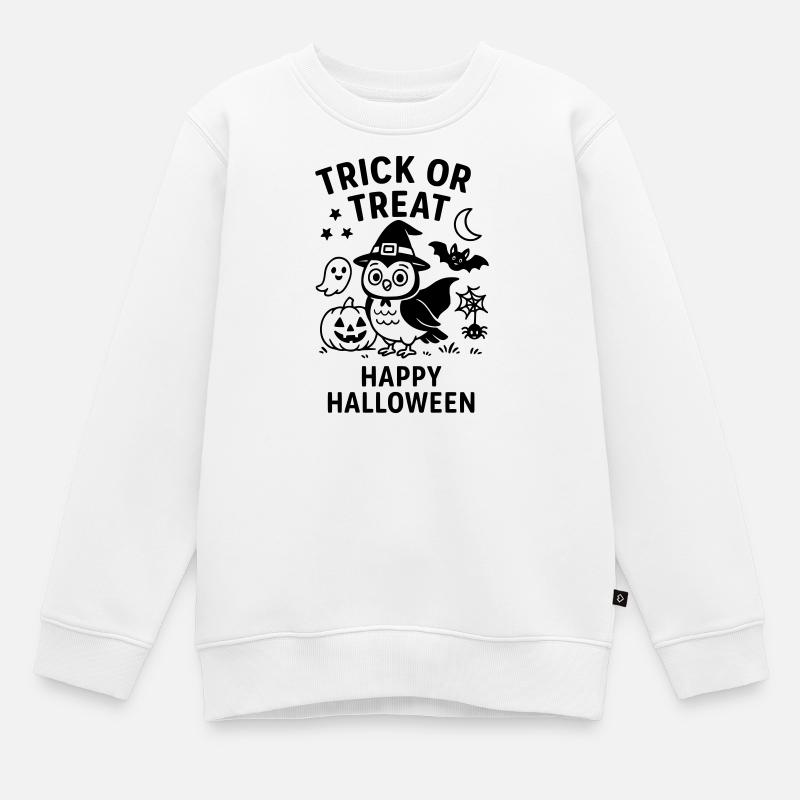 tromper - Sweat Premium enfant bio - blanc