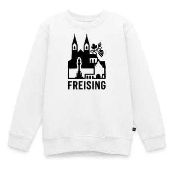Freising Oberbayern Silhouette Wahrzeichen - Kinder Premium Organic Sweatshirt - Weiß - Vorne - AI Model Kid Male (0cm)
