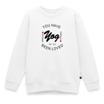 You have been loved - Kinder Premium Organic Sweatshirt - Weiß - Vorne - AI Model Kid Male (0cm)