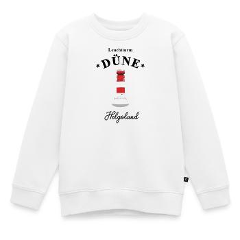 Leuchtturm auf Düne, Helgoland, Poster - Kinder Premium Organic Sweatshirt - Weiß - Vorne - AI Model Kid Male (0cm)