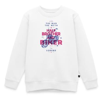Roue mythique de la légende - Sweat Premium enfant bio - blanc - Devant - AI Model Kid Male (0cm)